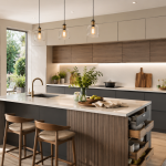 Les tendances cuisine modernes en 2026 : couleurs, rangements et finitions à adopter