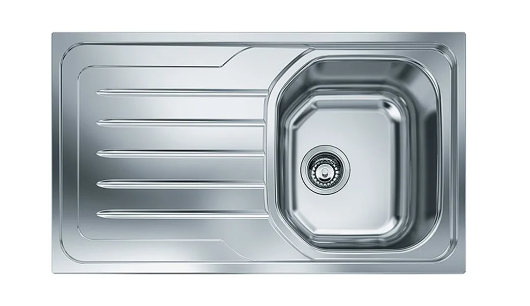 Évier Franke OLN 611-86 Inox – égouttoir gauche