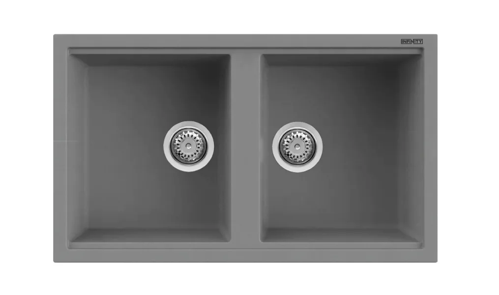 Évier Infinity MOON 86×50 Gris