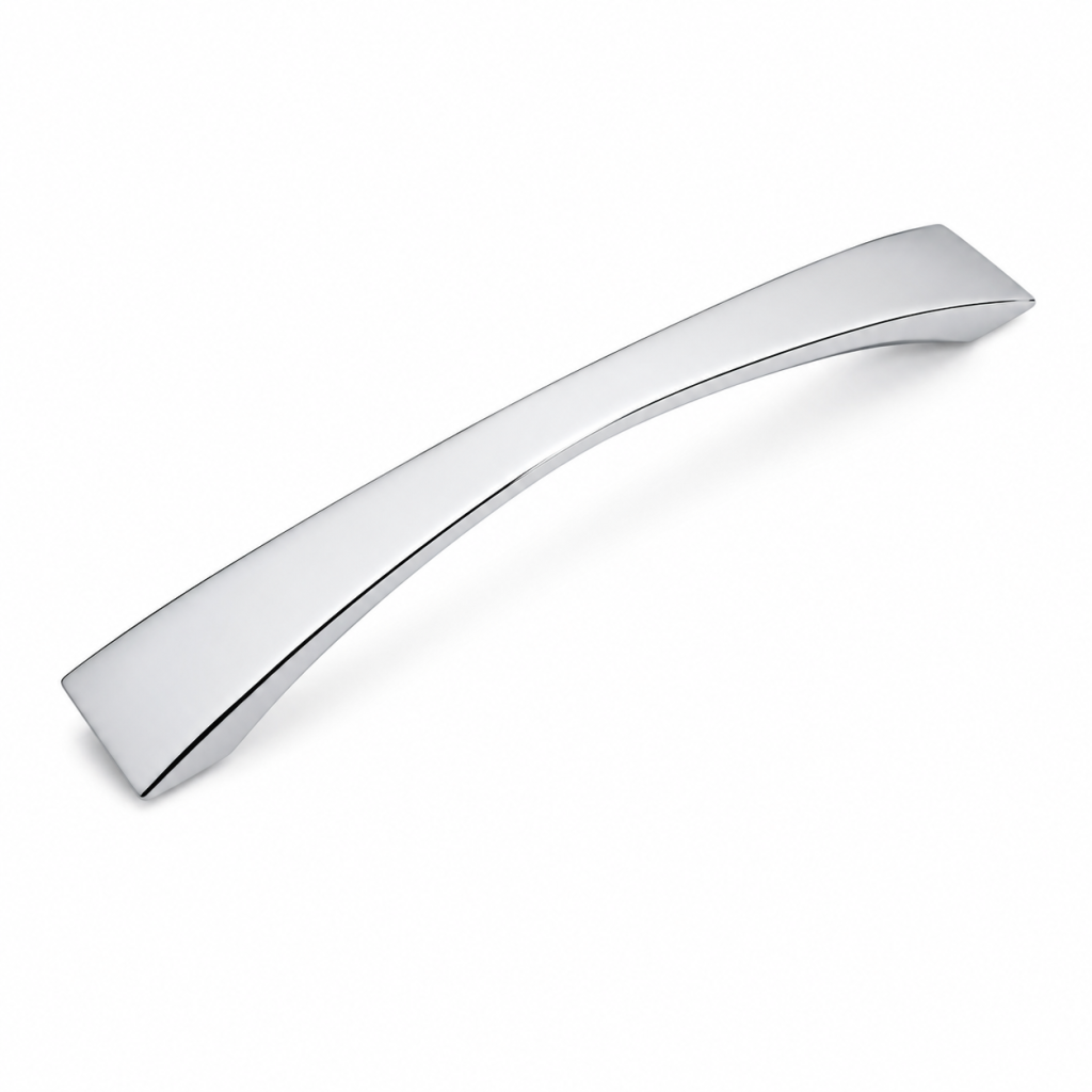 Poignée Eureka 1375 – Entraxe 160 mm – Chrome brillant