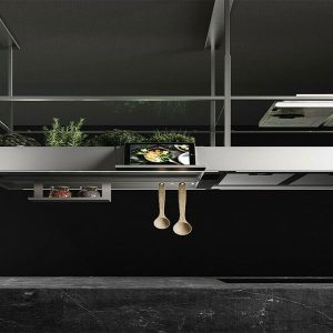 Falmec Hotte îlot Spazio IS 180 cm – noir