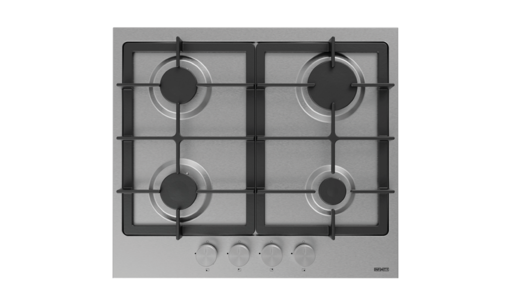 Plaque de cuisson Infinity H6501P27IS — PLAQUE INOX 60 4 FEUX INFINITY