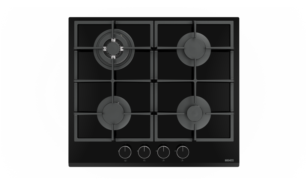 Plaque de cuisson Infinity H6021P07IS — PLAQUE DE CUISSON EN VERRE 60 4 FEUX INFINITY
