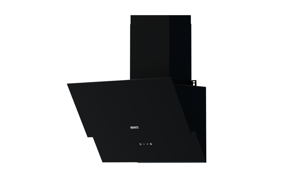 Hotte Infinity AGW4015-60B — Hotte décorative murale 60 cm Noir / Inox