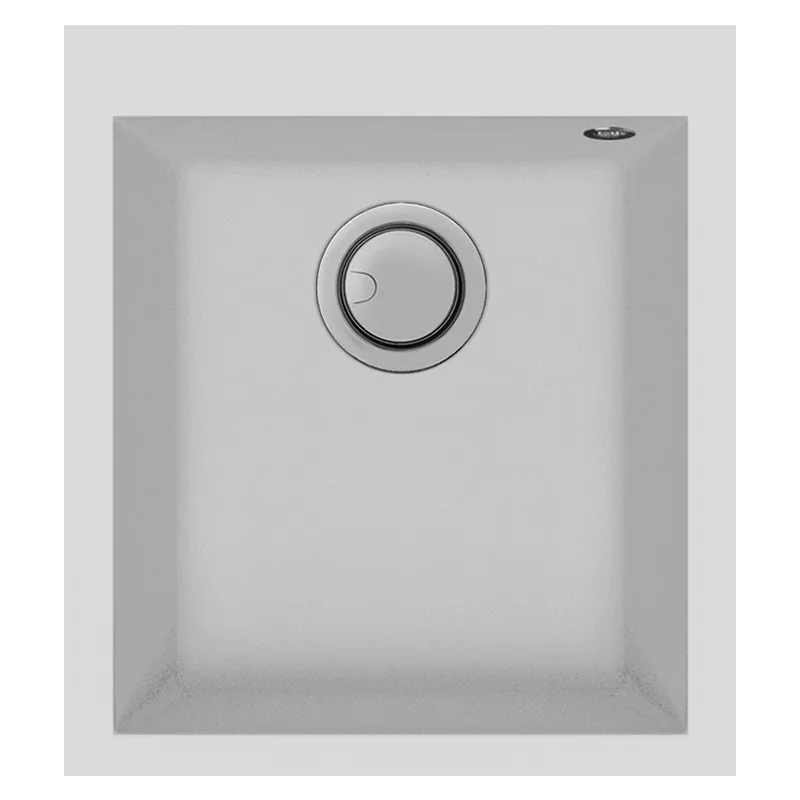 Évier Focus QUADRA40W Granitek 41 cm 1 bac Blanc
