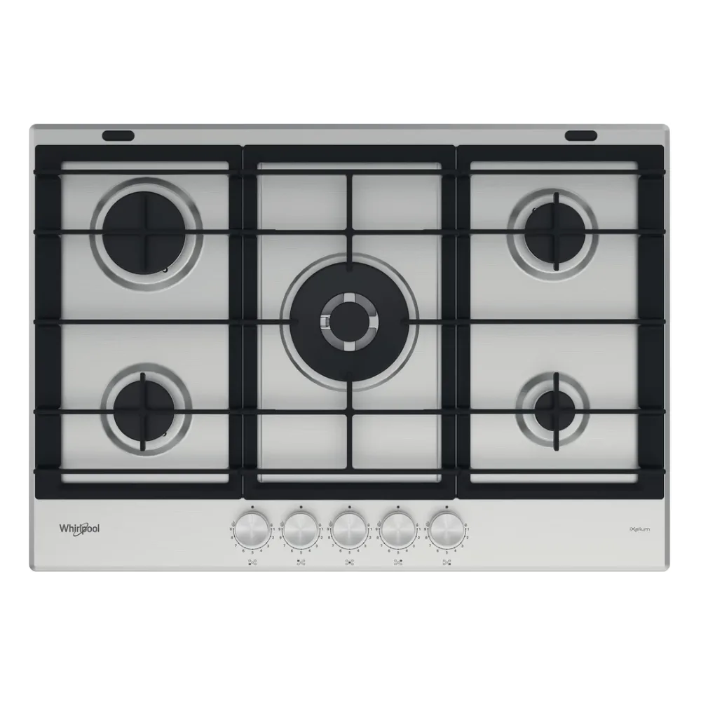 Whirlpool Plaque de cuisson gaz 5 feux 70cm GMWL 728/IXL