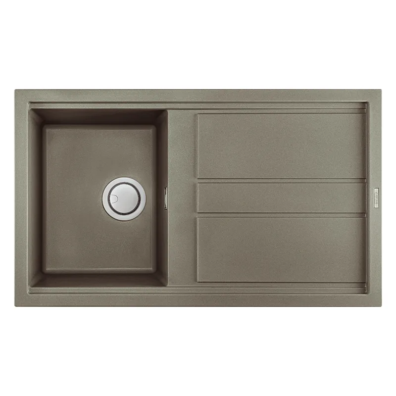 Évier Focus SMART.86A Granitek 86 cm 1 bac Grège