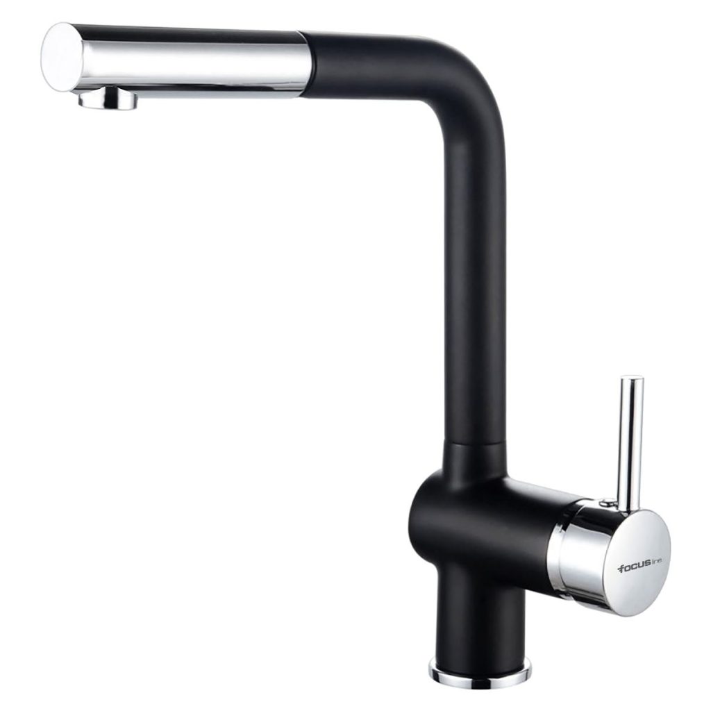 Mitigeur Focus AP 7500 B avec douchette noir
