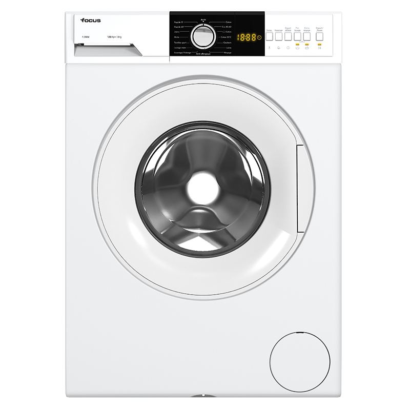 Lave-linge Focus F1208W 8 KG 1200 Tr/min A+++ Blanc