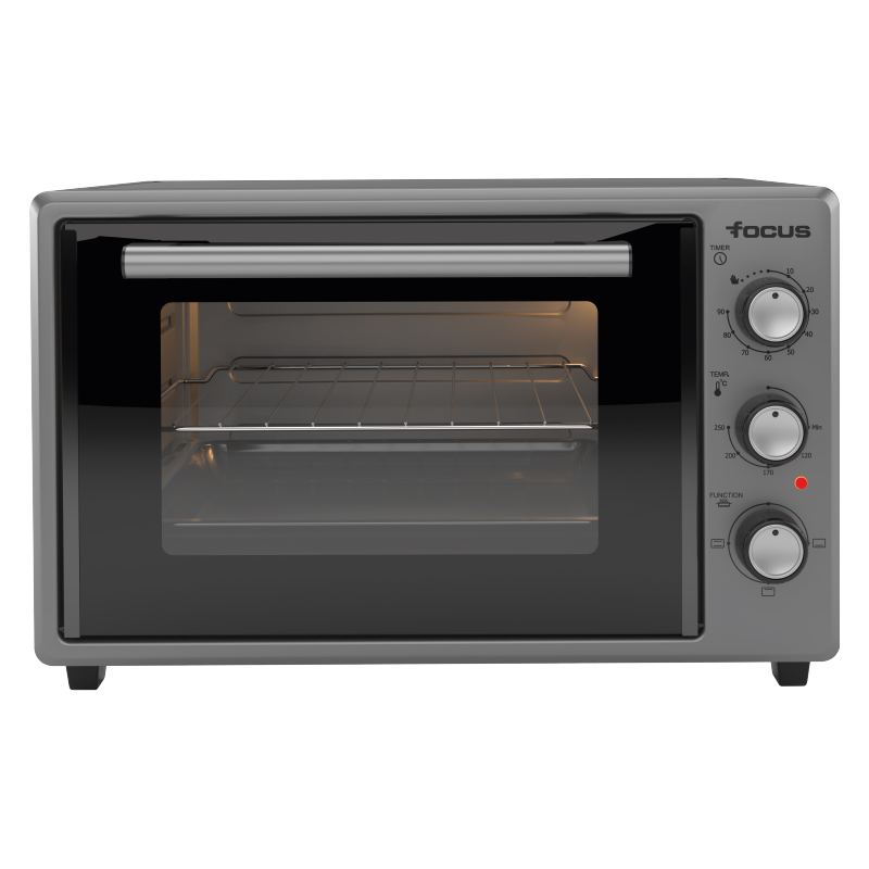 Mini four Focus F.35G – 35 L – 50,5 cm – 1800 W – 4 fonctions – Gris