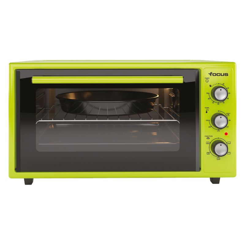 Mini four Focus F.45V – 45 L – 50,5 cm – 2000 W – 6 fonctions – Vert pistache