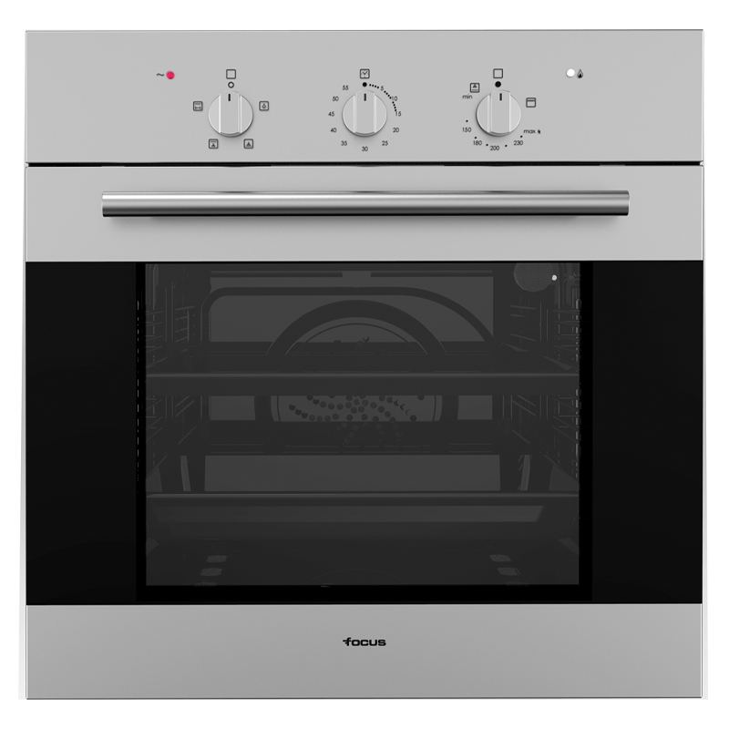 Four encastrable gaz Focus F.537X – 65 L – 60 cm – Inox