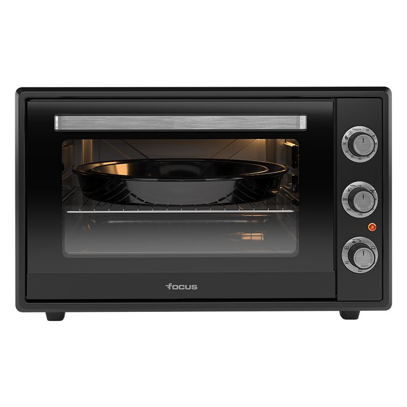 Mini four Focus F.60B – 60 L – 60 cm – 2000 W – 6 fonctions – Noir