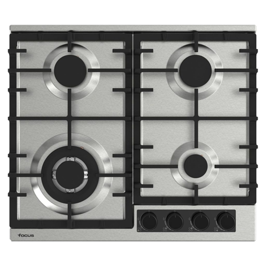 Plaque de cuisson Focus F.8002XS gaz 4 feux 60 cm inox