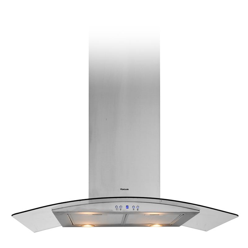 Hotte Focus F914X Décorative 90 CM 850 M³/h Inox