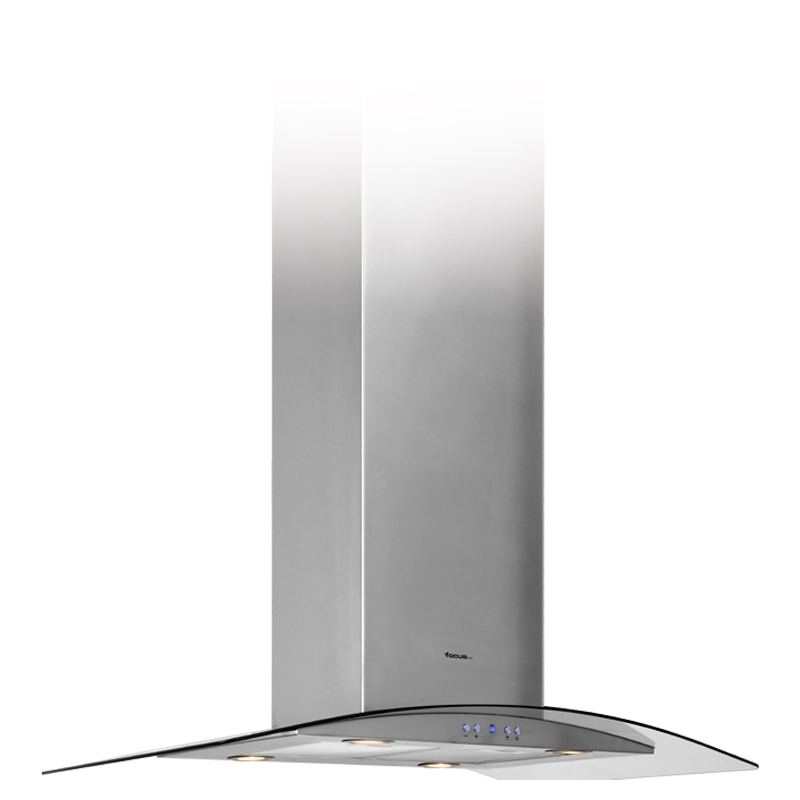 Hotte Focus F915X Centrale 90 CM 850 M³/h Inox