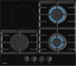 Gorenje Plaque de cuisson 1 foyer électrique + 3 feux gaz GCE681BSC