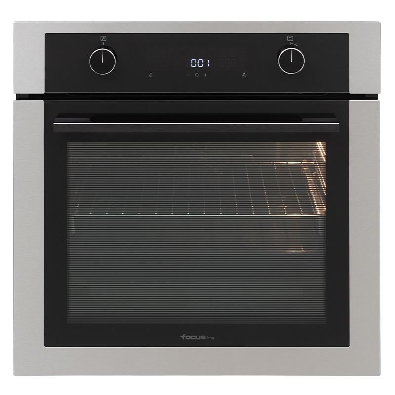 Four encastrable électrique Focus QUADRA.56 69 L 60 cm 11 programmes inox