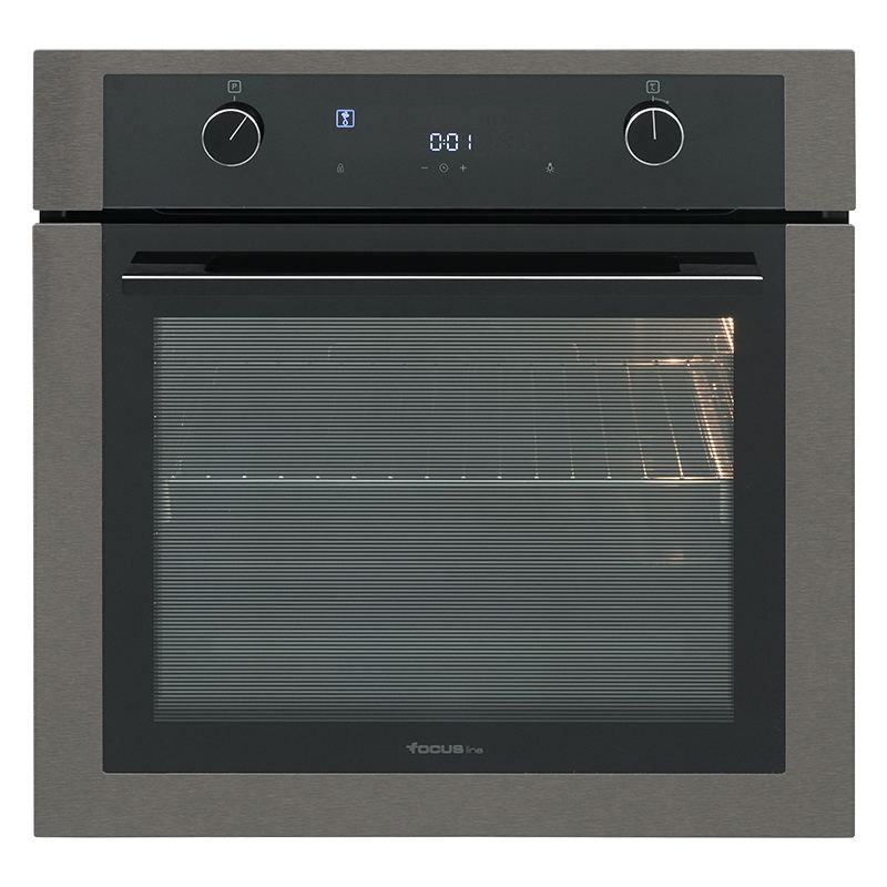 Four encastrable électrique Focus SMART.56 69 L 60 cm 11 programmes dark inox