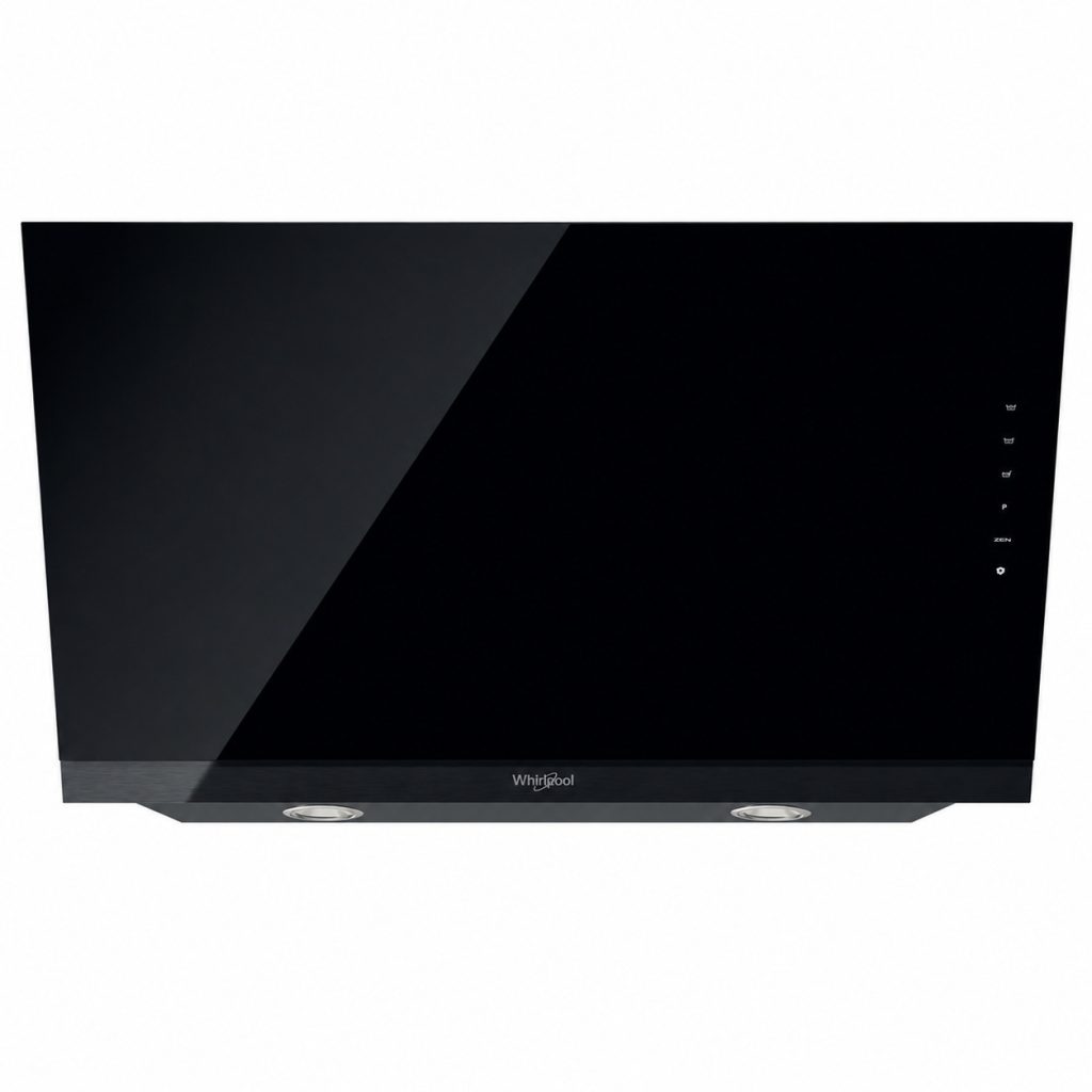 Whirlpool Hotte aspirante murale noire 90 cm WHVS93FLTBSS/1