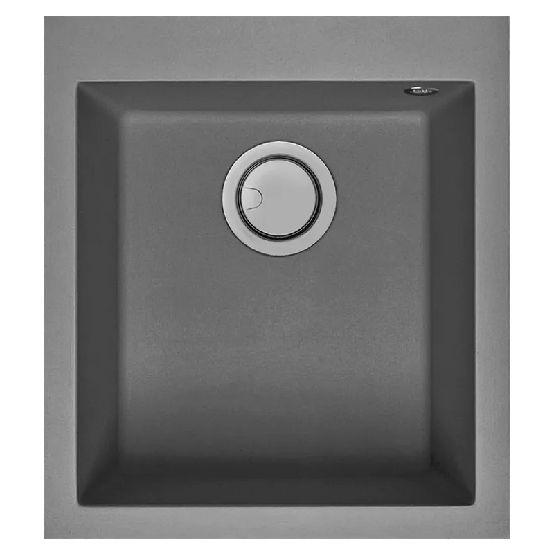 Évier Focus QUADRA40G Granitek 41 cm 1 bac Gris Titanium