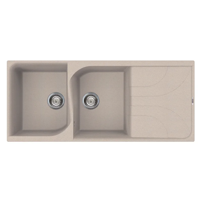 Évier Focus F116A Granitek 116 cm 2 bacs Avèna