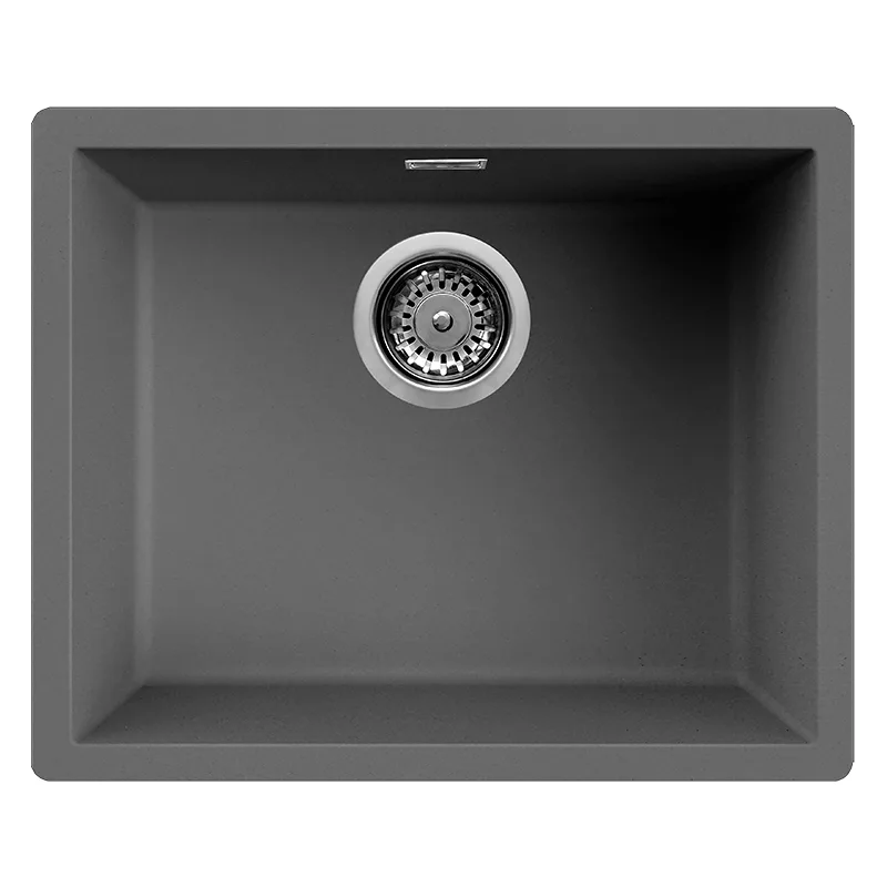 Évier Focus SMILE.56G Granitek 55,6 cm 1 bac Gris Titanium