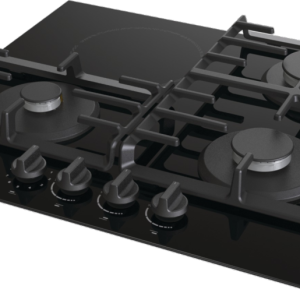 Gorenje Plaque de cuisson 1 foyer électrique + 3 feux gaz GCE681BSC