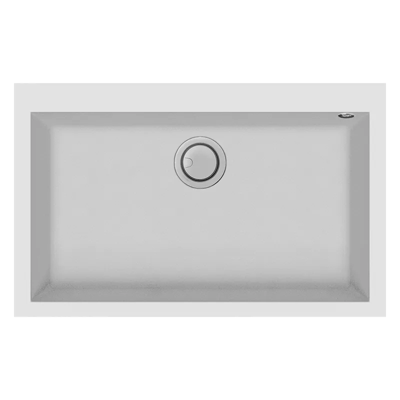 Évier Focus QUADRA80W Granitek 79 cm 1 bac Blanc