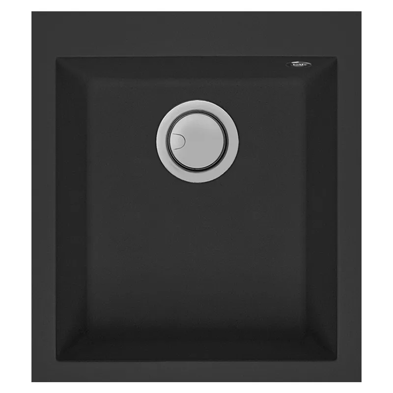 Évier Focus QUADRA40B Granitek 41 cm 1 bac Noir