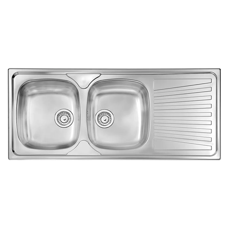 Évier Focus FH 1162 Inox 116 cm 2 bacs