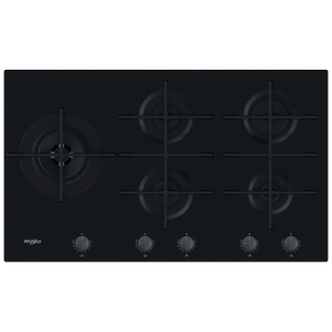 Whirlpool Plaque de cuisson gaz 5 feux 6ème SENS GOWL 928/NB