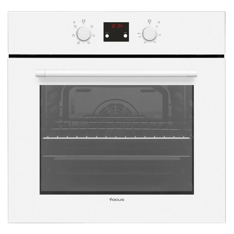 Four encastrable électrique Focus F.521W – 58 L – 60 cm – 7 programmes – Blanc