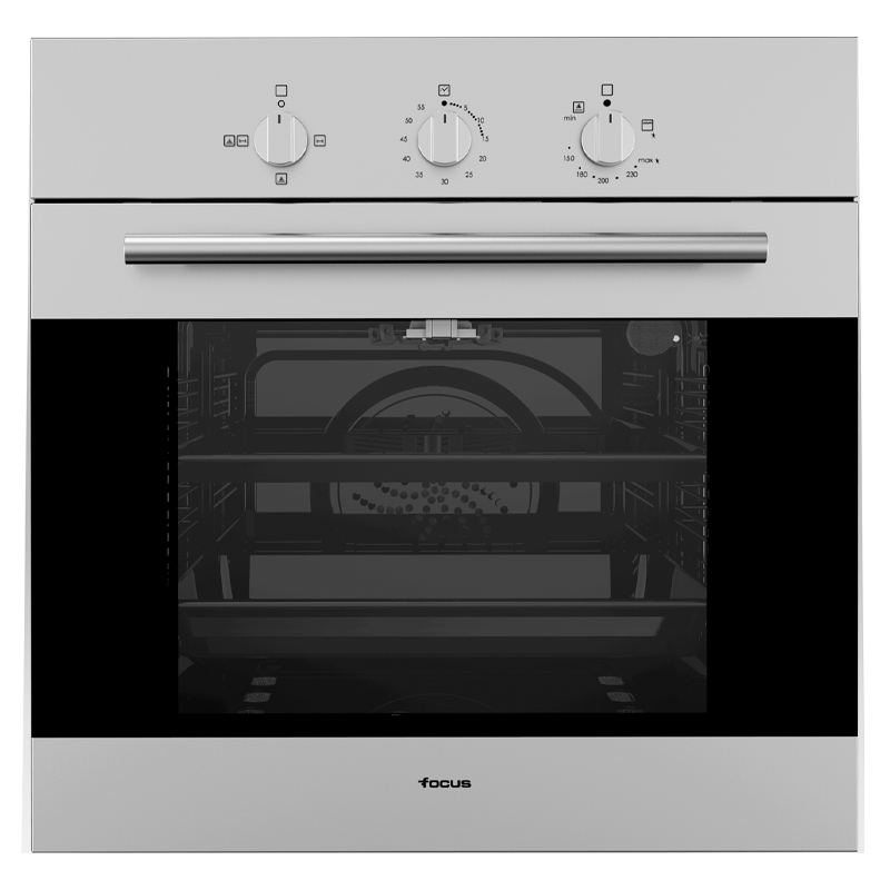 Four encastrable gaz Focus F.536X – 65 L – 60 cm – Inox