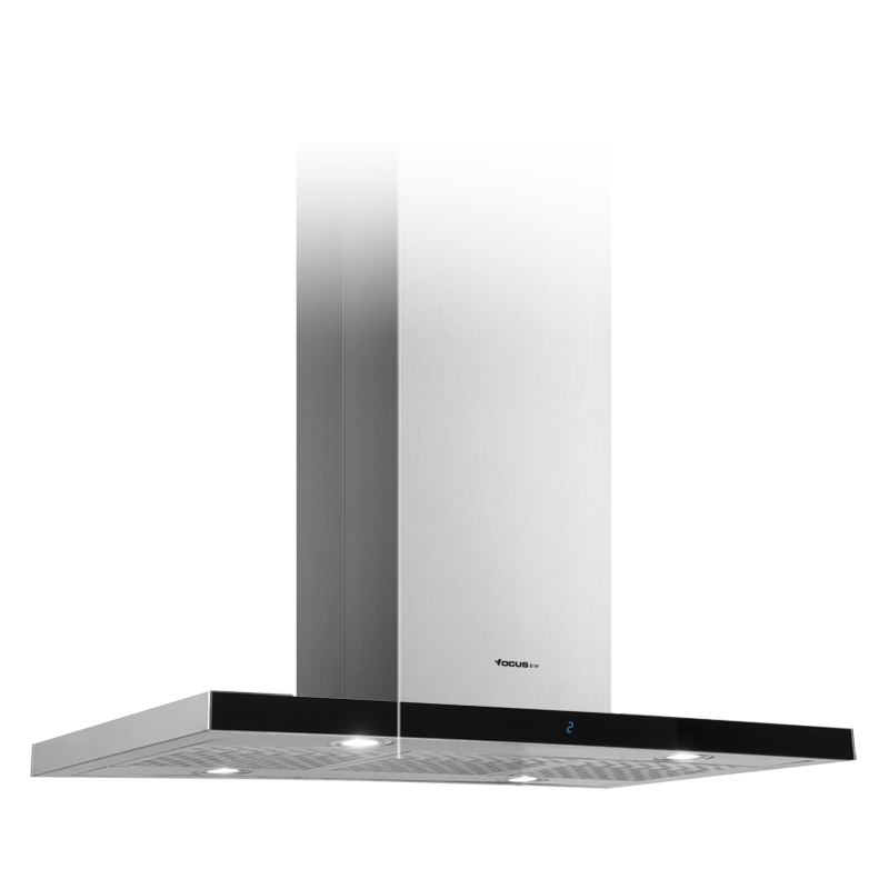 Hotte Focus SOFT1020 Centrale 120 CM 1100 M³/h Inox