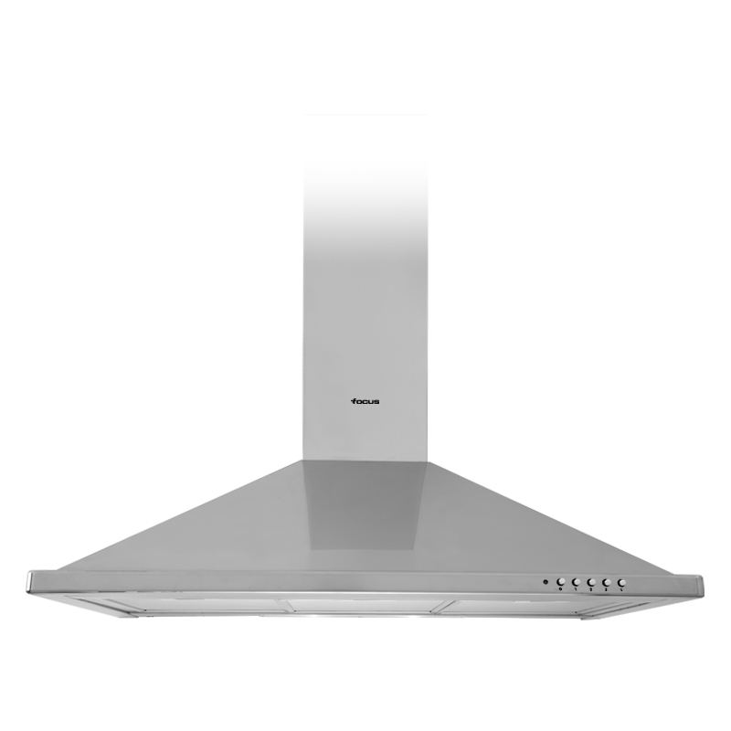 Hotte Focus F905X Pyramidale 90 CM 600 M³/h Inox