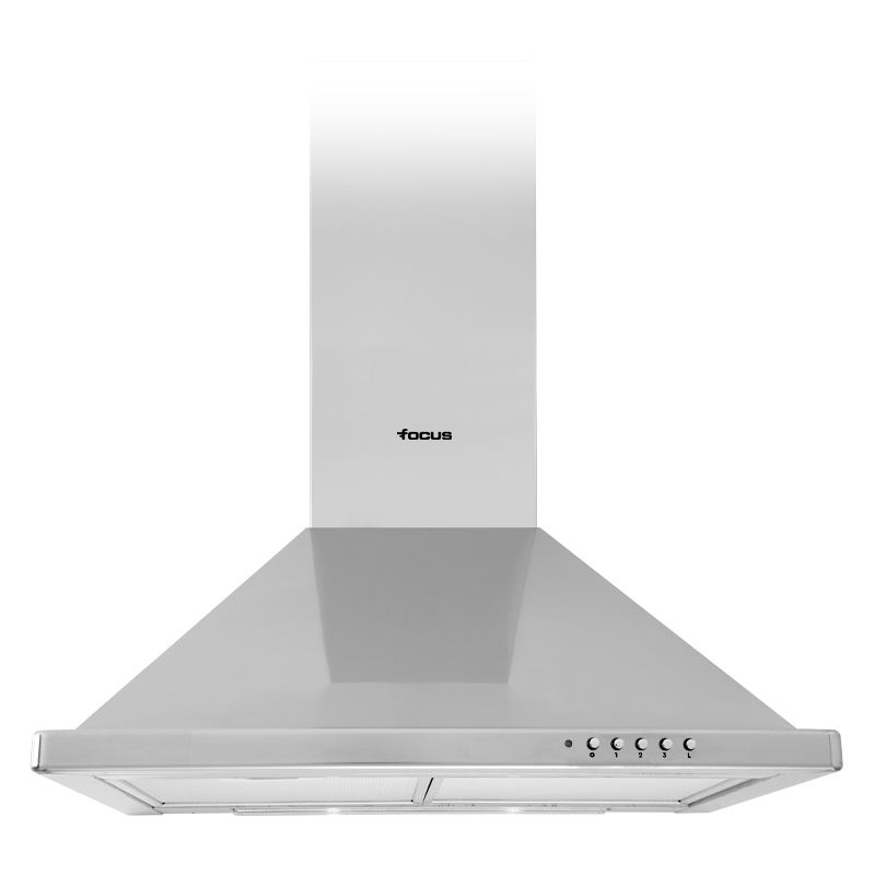 Hotte Focus F605X Pyramidale 60 CM 600 M³/h Inox