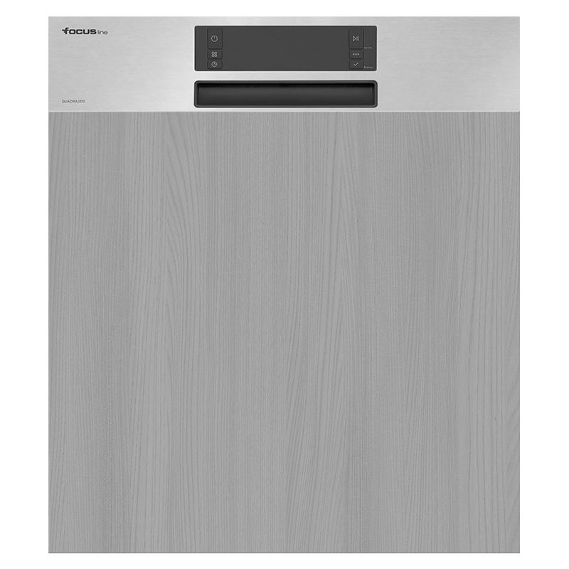 Lave-vaisselle Focus QUADRA1310 14 couverts 8 programmes Semi Encastrable Inox