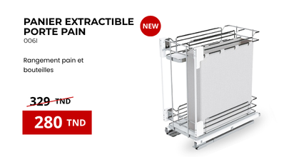 Panier extractible porte-pain