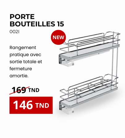 Porte-bouteilles extractible