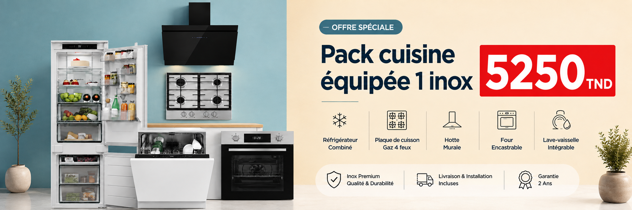 Pack cuisine équipée 1 BricoKitchen