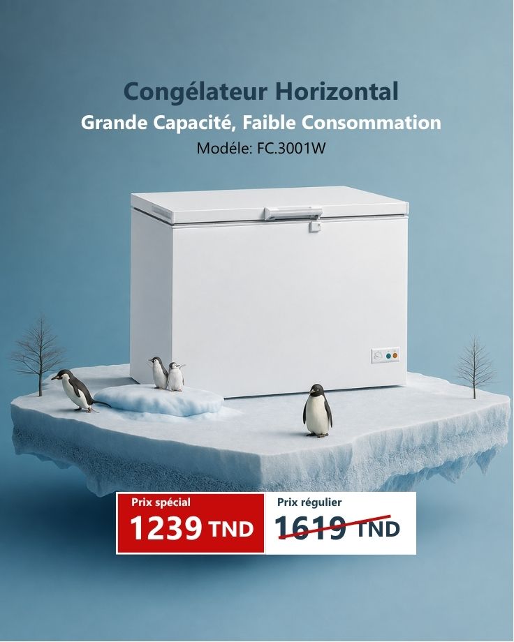 Congélateur blanc