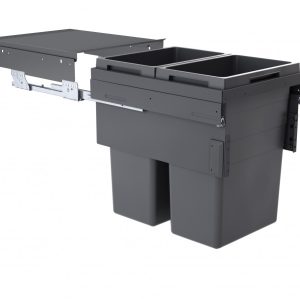 Poubelle extractible HAILO Euro Cargo – 45 / 60 cm